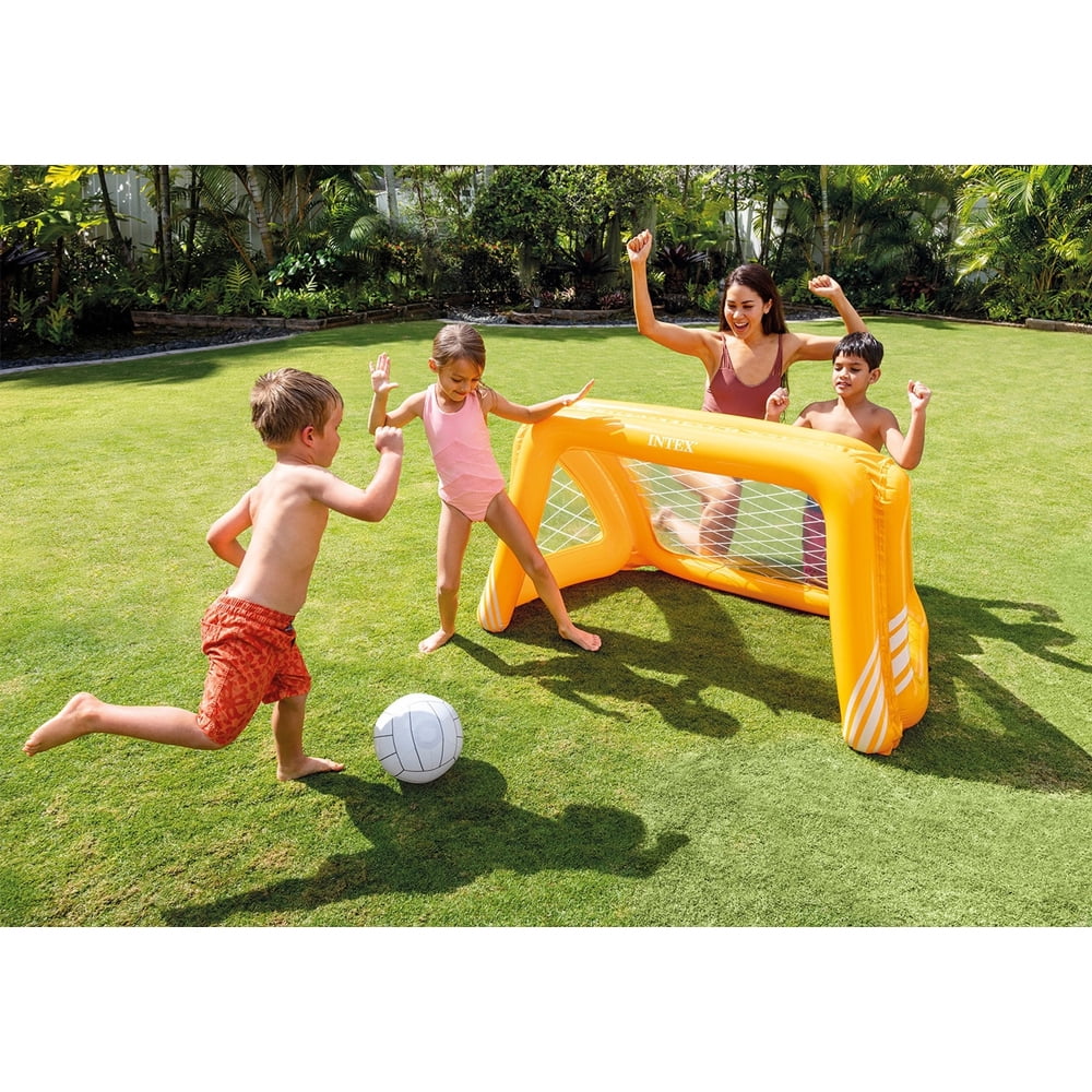 Intex Fun Goals Water Polo Soccer Game Floating Swimming Pool Toy 58507EP for sale online 