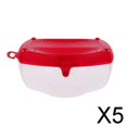 thumbnail image 1 of DYNWAVECA 5-6pack Scuba Dive Diving Snorkel Storage Box Hard Case Craft Heavy Duty 5 Pcs, 1 of 7