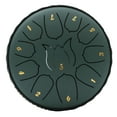 thumbnail image 2 of Hand Drum under $5! CQCYD 6-Inch 11 Tone Hand Drum, Steel Tongue Drum for Meditation, Music Therapy,ChildrenEducation, Adult Relaxation, Portable Percussion Instrument with Mallets, 2 of 5