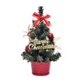 thumbnail image 3 of Accesorios de foto de de Navidad de mesa, regalo de Navidad, verde Artificial coleccionable de 20cm para regalo de vacaciones de chimenea Estilo C, 3 of 8