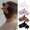 Brown ,Grey ,Black,White, variant on 4 Pcs Large Matte Non-Slip Claw Hair Clips for Thick Hair - Strong Hold Jaw Clips and Accessories for Women & Girls