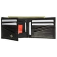 thumbnail image 2 of Genuine Leather Mens Bifold Wallet Button Snap Flap Out 1533 CF, 2 of 20