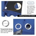 thumbnail image 5 of REGALWOVEN Blackout Curtains 2 Panels for Bedroom with Black Liner , Double Layer Grommet Thermal Insulated Living Room Curtain Dark Blue 42"Wx63"L, 5 of 7