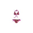 thumbnail image 1 of Becca Womens Printed Reversible Bikini de 2 piezas, Púrpura, Mediano, 1 of 2