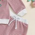 thumbnail image 6 of HCNTES Toddler Clothes for Girls Baby 3D Flower Fall Winter Outfits Sweatshirt Pullover Cute Pants Set(Style5,6-12 Months), 6 of 8