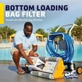 thumbnail image 4 of Dolphin Wave 140 Commercial Robotic Pool Vacuum Cleaner up to 127 FT - with Multi-Purpose Caddy, 4 of 11