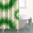 thumbnail image 4 of Green Tie Dye Sunburst Pattern Shower Curtain 36"x72" ,Bathroom Decorative Shower Curtains Set with 12 Hooks,Modern Waterproof Washable Shower Curtain, 4 of 6
