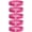 Pink, variant on 5 Pack- TYPE 2 DIABETIC Silicone Wristbands Privacy Enhanced Fun Colors