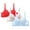 Light Blue, variant on qelini Bras for Women Plus Size 3 Pack Comfortable Solid Color Soft Support Bra Natural Shape Breathable Everyday Bra