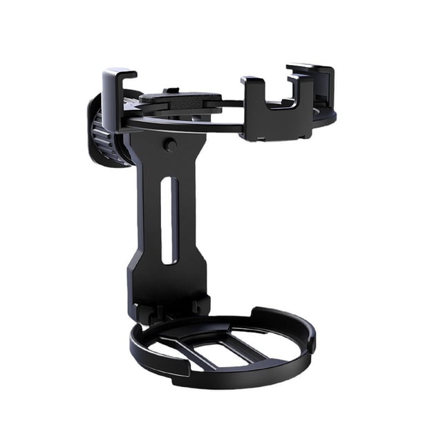 Speravity Portavasos plegable para bebidas con salida de aire de coche, ABS, rotación de 360 grados, fácil de instalar, ajustable Kits de molduras para tableros de automóviles