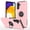 Pink, variant on For Samsung Galaxy A27 5G Case With Invisible Magnetic 360 ° Rotating O-Ring Stand Shockproof Phone Case,Purple,For Galaxy A27 5G