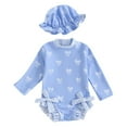 thumbnail image 1 of Dsscvnef Infant Girls Rash Guard Swimsuit Ruffle Floral Pattern Sun Protection Long Sleeve Girls Bathing Suit 3-6 months Kids Girls Clothes, 1 of 3