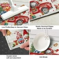thumbnail image 6 of Christmas Kitchen Rugs and Mats Set of 2,Christmas Gnomes Gingerbread Truck Wood Grain Non-Slip Cozy Washable Floor Mats for Kitchen Sink Fronts and Christmas Farmhouse Kitchen Decor, 17x30+17x47Inch, 6 of 6