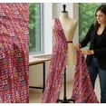 thumbnail image 5 of Soimoi Pink Cotton Poplin Fabric Multi Bow & Dots Decor Fabric Printed Yard 56 Inch Wide, 5 of 7