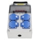 thumbnail image 3 of Distribuidor De Energía Distribuidor De Energía Impermeable De Mano Para Exteriores Con Disyuntor 4 Enchufes De 16 A 200-250 V Para El Sitio De Construcción Del Patio Del Jardín, 3 of 7