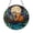 Acrylic 3.5 Inch, variant on Whimsical Cats Swing Stained Glass Window Suncatcher, Moon Forest Hanging Decor, Dreamy Light Catcher