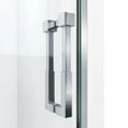 thumbnail image 3 of DreamLine Ascend 54 1/2 - 55 1/2 inch W x 72 inch H Frameless Pivot Shower Door in Matte Black, 3 of 6