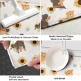 thumbnail image 3 of Dogs with Sunflowers Kitchen Rug Mat,Kitchen Runner Rugs Non Skid Washable,Decorative Kitchen Floor Mats for Kitchen,Sink,Laundry,17"X47", 3 of 5