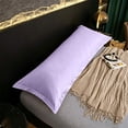 thumbnail image 1 of CaiYueKe Solid Color Long Body Pillowcase Soft Washable Pillow Cover for Sleeping Waterproof Pillowcase for Couple Family Bedroom Household Rest Pillowcase for Body Pillow Standard Long Pillow, 1 of 7