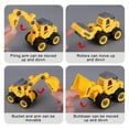 thumbnail image 4 of Esaierr Toddler Toy Truck for 3-6Y DIY Removable Assembly Nut Assembly Skidding Excavator Kids Toy, 4 of 5