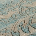 thumbnail image 4 of United Weavers Weathered Treasures Area Rug 1800-40663 AQUA Rows Swirls Curls Waves, 4 of 4