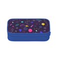 thumbnail image 2 of TEQUAN Large Capacity Pencil Case, Galaxy Outer Space Night Sky Pattern Pencil Pouch 2 Compartments Pencil Bag (Blue), 2 of 7