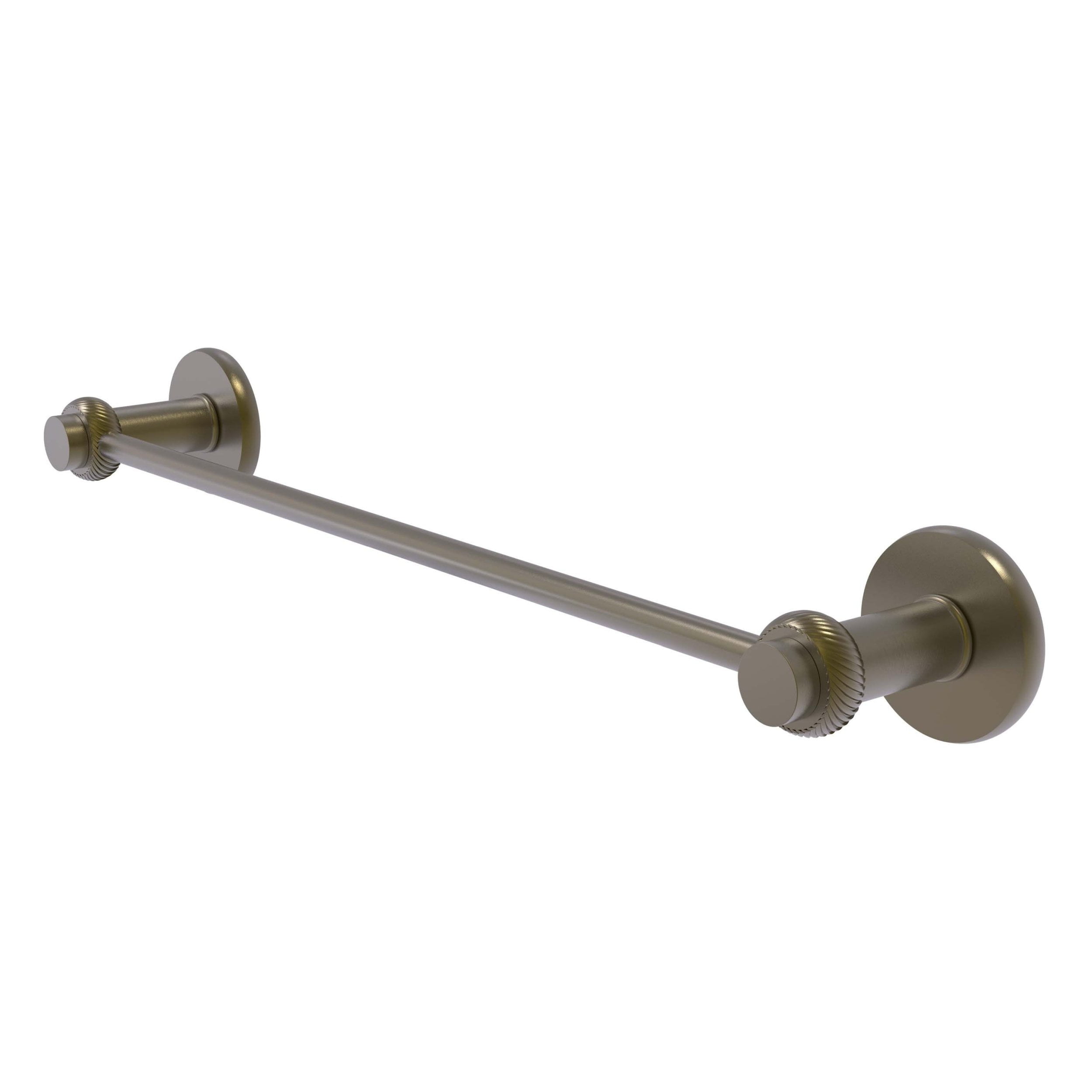 Venetian Bronze Allied Brass 9072G/36-VB Mercury Collection 36 Inch Double Towel Bar with Groovy Accents 36-Inch