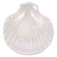 thumbnail image 1 of Plato de joyería de cerámica, plato de anillo en forma de concha, plato de joyería, soporte de joyería, 1 of 7