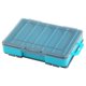 thumbnail image 1 of Caja de almacenamiento de cebos y señuelos de doble cara, organizador de aparejos de pesca, transparente y visible, para guardar pendientes., 1 of 4