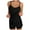 Black, variant on Timegard 2 Piece Pjs Sets for Women Scoop Neck Drawstring Camis Lace Shorts Comfy Outfits Loungewear