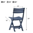 thumbnail image 4 of Aria Home 30" Terrasse Outdoor Folding Chairs Set of 2 – Durable Space-Saving Garden Chairs, 4 of 6