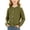 Green, variant on Guluxicc Kids Girls Solid Color Stretch Knit Cardigan Crew Neck Long Sleeve Sweater 1-10 Years