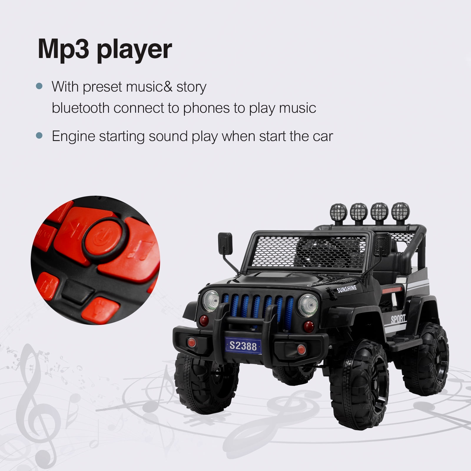 uenjoy jeep charger