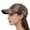 Coffee, variant on Denim Baseball Cap For Men Washable Gradient Hole American Trendy Soft Top Cap Baseball Cap For Women Large Head Visor Cap 4th of July Accessories