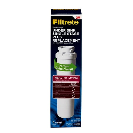 Filtrete Under Sink System Filter with Dedicated Faucet (Sediment, CTO, Cysts, Lead, Pharmaceuticals & Select VOCs)