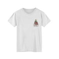 thumbnail image 6 of Anbech Christmas Short Sleeve Tshirts for Women Merry Christmas Tees Snowflake Graphic Tee Tops, 6 of 8