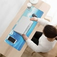 thumbnail image 3 of Elevate Your Gaming with this Japanese Blue and White Wave Mouse Pad - XL Size, Non-Slip Rubber Base, Stitched Edges for Durability, 31.5 X 11.8 Inch, 3 of 7