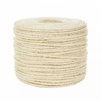 MISSMILE Natural Twisted Sisal Rope Multiple Lengths & Diameters