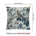 thumbnail image 4 of nygtbtfer Pillow Covers Set of 2, Bule Birds Flowers Decorations Throw Pillow Covers Blue and White Outdoor Decorative Linen Cushion Case for Couch Sofa Home White, 4 of 7