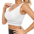 thumbnail image 2 of Durtebeua Moisture-wicking Compression Support Bra Women's Strappy Sports Bra, 2 of 5