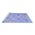thumbnail image 2 of Ahgly Company Machine Washable Indoor Rectangle Southwestern Blue Country Area Rugs, 8' x 10', 2 of 4