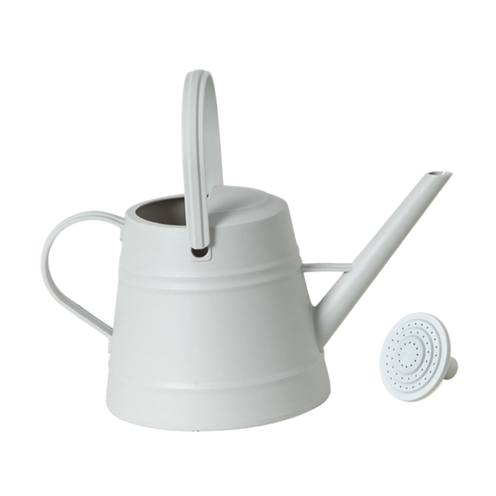 figatia Long Spout Water Can Flower Watering Can Enlarged Water Inject Port Gardening Tool Plant Watering Device for Household Gray