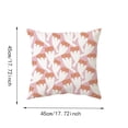 thumbnail image 3 of Btomtd 18 x 18 Pillow Cover, Flower Decorative Cushion Case, Removable and Washable Throw Pillow Cover for Sofa, C, 3 of 6