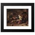 thumbnail image 2 of Jan Steen 18x15 Black Modern Framed Museum Art Print Titled - Gamblers Quarreling (ca. 1665), 2 of 5