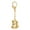 Alphabet B, variant on Gold Keychain For Women,With Letter Charm Gold Handbag Key Pendant Fashion Keychain Accessories