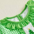 thumbnail image 6 of Cjfdfy Toddler Baby Girls Christmas Outfit Long Sleeve Plaid Tops With Bell Bottom 2 Piece Set Cute Santa Claus Christmas Tree Embroidery Christmas Fall Winter Clothes, 6 of 9