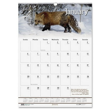 House of Doolittle Wildlife/Inspirational Wall Calendar 3732