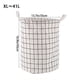 thumbnail image 1 of 1 Cesta De Ropa Sucia Para El Hogar, Cubo De Almacenamiento De Juguetes, Cesta De Ropa Sucia De Algodón Y Lino De Tela A Cuadros, Cesta De Almacenamiento Impermeable Plegable Grande, Baño, Dormitorio,, 1 of 4