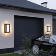 thumbnail image 4 of Outdoor Wall Light, 18W Modern Outdoor Wall Light, IP65 Waterproof Exterior Wall Lamp 3000K Warm White for Terrace, Garden, Patio, Pathway, 4 of 5