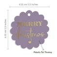 thumbnail image 6 of Inkdotpot Real Gold Foil Merry Christmas Tags Favor Hang Paper Tags 50 Piece, 6 of 7
